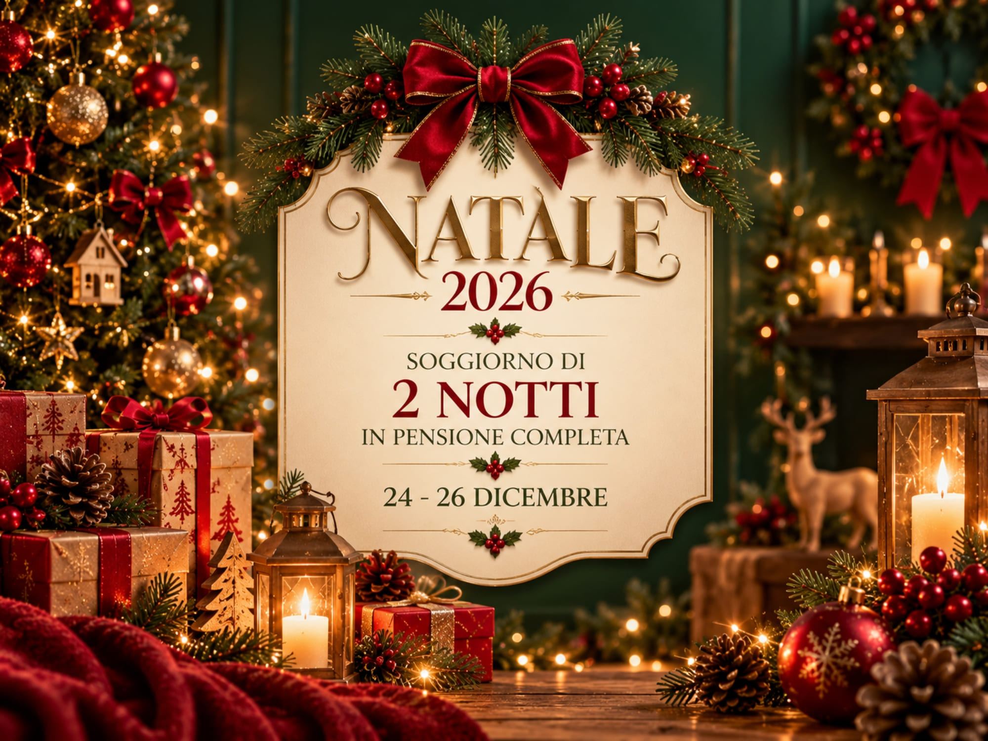 Pacchetto Natale 2026 al Cala Corvino Resort di Monopoli con atmosfera natalizia in Puglia